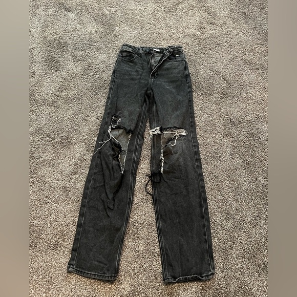 Pacsun black ripped jeans - Picture 2 of 4